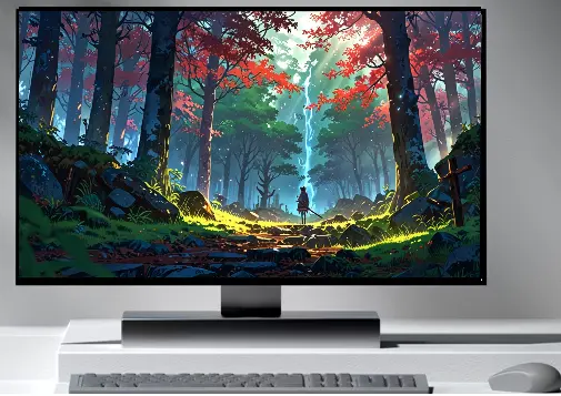 Anime 15 .An Beautiful anime nature night Desktop Wallpaper. Wallpaper in_4K_quality.Download at highest quality.